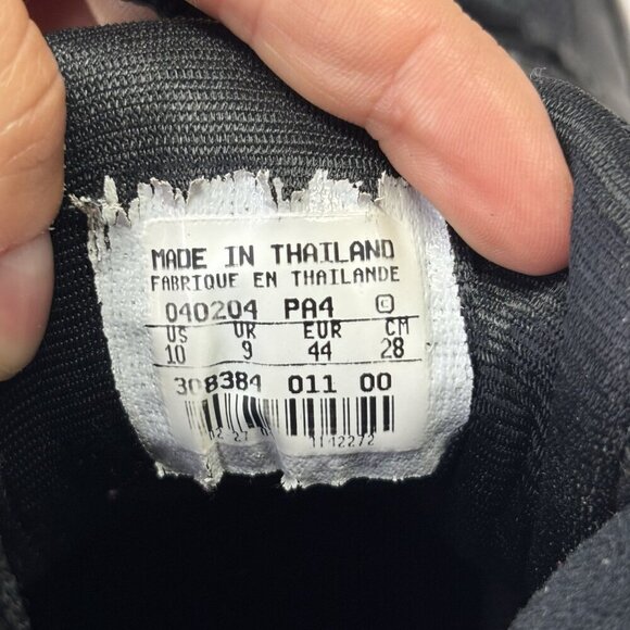 Nike Phylon Football Cleats 308384-011 Black Men’s Sz 10 Sports Outdoor Shoes - Picture 9 of 10